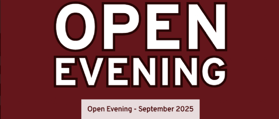 Open Evening - September 2025