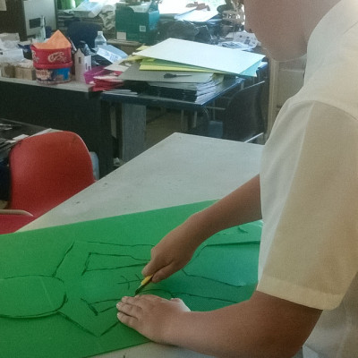 Year 8 Kieth Haring Art Installation
