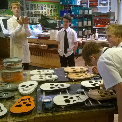 Gardening Club Skull Making