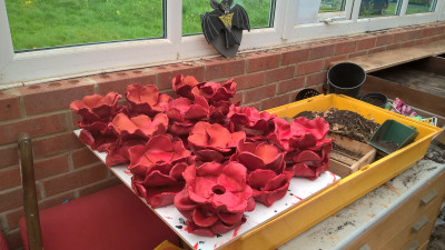 Clay Poppies 10 Clay Poppies 10
