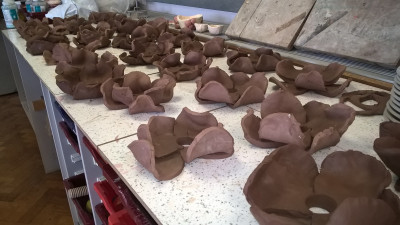 Clay Poppies 8 Clay Poppies 8