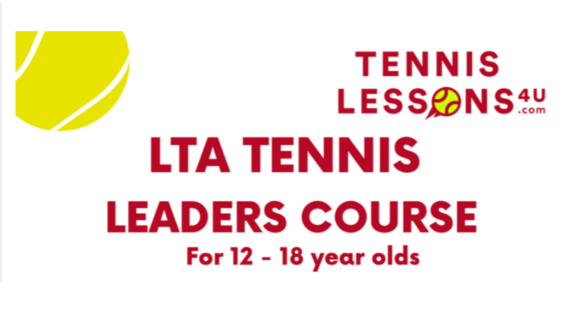 LTA Tennis Leaders Course