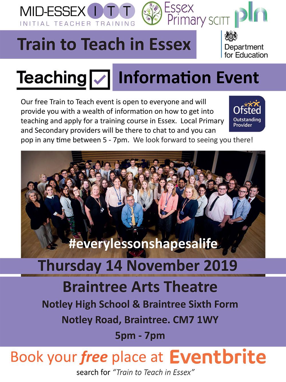 Train to Teach in Essex Event